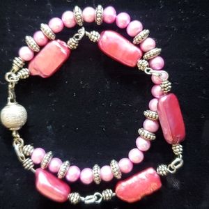 hand-made, one-of-a-kind, pearl bracelet